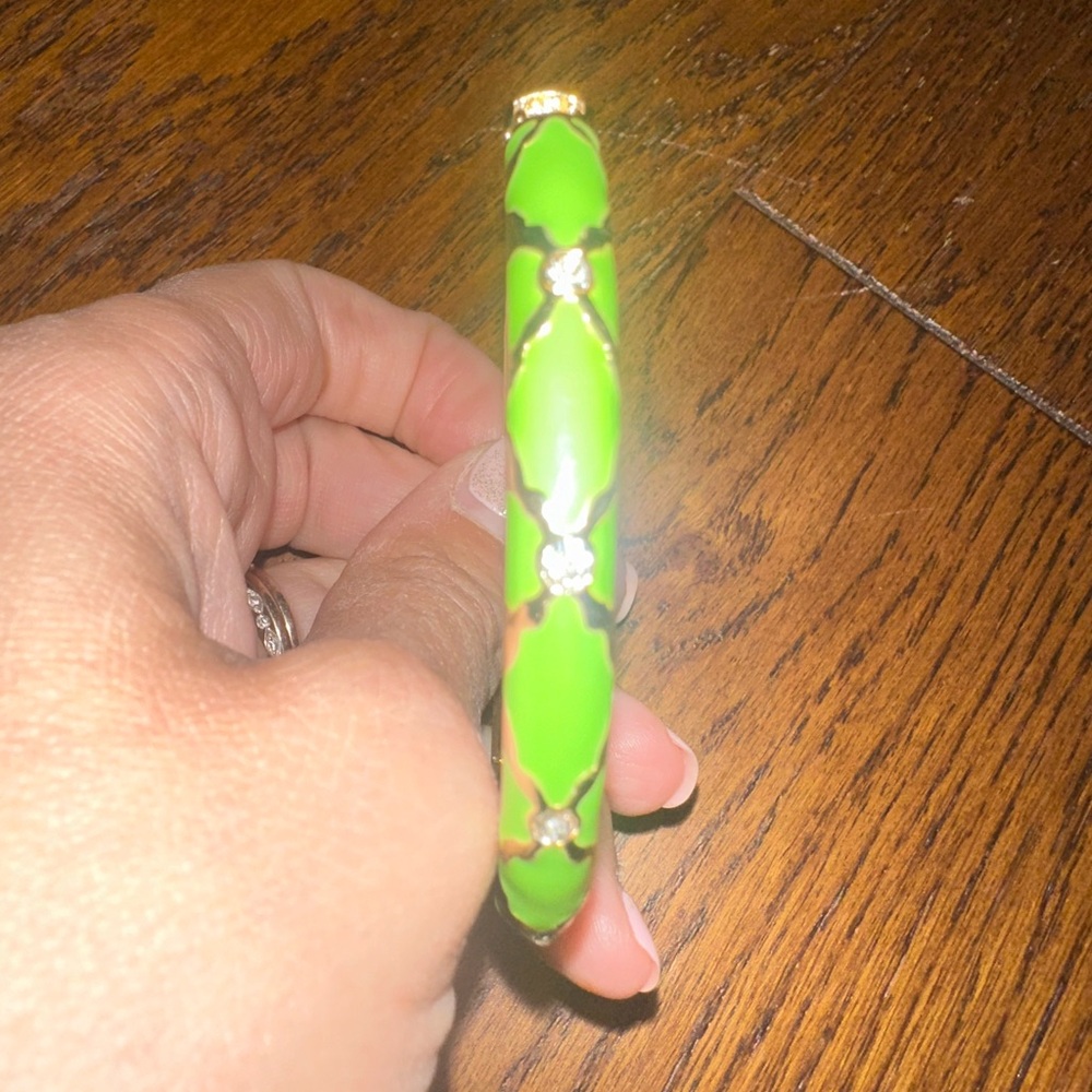 2 Sequin Nyc Hinged Bangle Bracelets - image 4